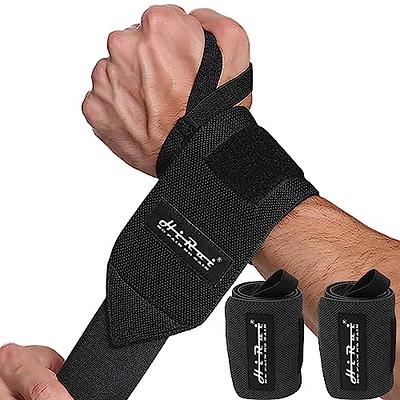 HiRui 2 PACK Wrist Compression Strap and Wrist Brace Sport Wrist Support  for Fitness, Weightlifting, Tendonitis, Carpal Tunnel Arthritis, Pain