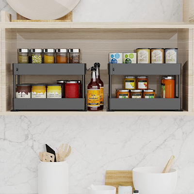  OCG 4-Tier Pull Out Kitchen Cabinet Spice Rack Holder