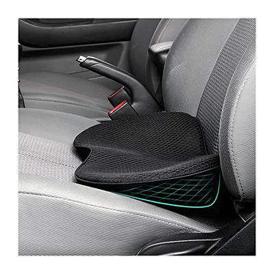 Everlasting Comfort Car and Truck Seat Cushion - Memory Foam Wedge Chair  Driving Pillow (Black)