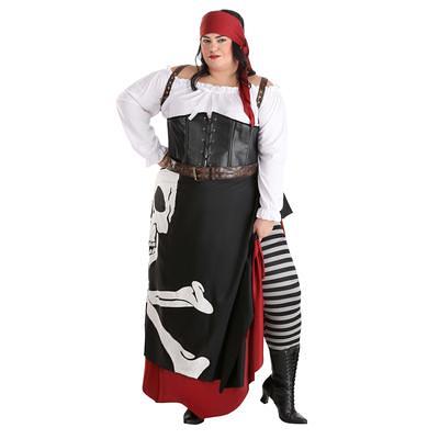 Men's Plus Size Privateer Pirate Fancy Dress Costume | Adult | Mens | Red | 3x | Fun Costumes