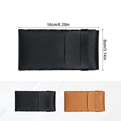 2pcs Soft Glasses Cases, 6.3x 3.1 Inch Leather Eyeglasses Case Portable Glasses  Case Soft Pouch Leather Sunglasses Pouch for Women Men Kids (Brown, Black)  - Yahoo Shopping