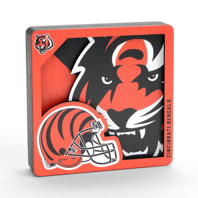 YouTheFan 0959977 NFL Cincinnati Bengals Retro Series Cutting Board