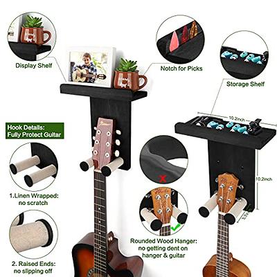 3-PACK Guitar Hanger Hook Holder Wall Mount Display Acoustic or