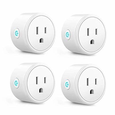 EIGHTREE Smart Plug, Smart Home WiFi Outlet Works with Alexa & Google Home,  Smart Socket with Remote Control & Timer Function, 2.4GHz WiFi Only