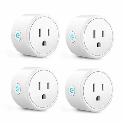 HBN Smart Plug Mini 15A, WiFi Smart Outlet Works with Alexa, Google Home  Assistant, Remote Control with Timer Function, No Hub Required, ETL