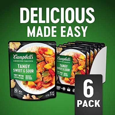 Campbell's Cooking Sauces, Savory Marsala, 11 Oz Pouch (Case of 6)