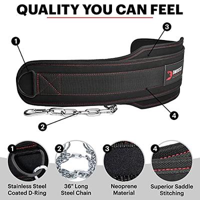 You-R-Strength Co. Dip Belt For Weight Lifting- Weight Lifting Belt With  Chain, Weighted Belt Chain, Workout Accessories For Men, Gym Accessories  For