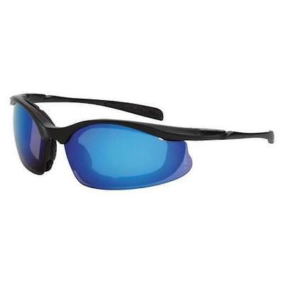 CROSSFIRE 828 Safety Glasses, Wraparound Blue Mirror Polycarbonate Lens, -  Yahoo Shopping