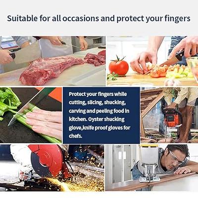 Safety Kitchen Cut Gloves, for Oyster Shucking, Meat Cutting, Fish Fillet  Processing, Mandolin Slicing, and Wood Carving 