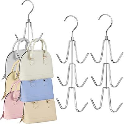 TOPIA HANGER Purse Hanger Organizer for Closet, 2-Pack Handbag Organizer  Hanger, 360°Swivel Metal Purse Hooks, Bag Rack, Belt Organizer, Tie Rack,  Scarf Hanger, Bag Storage Organizer, Silver - Yahoo Shopping