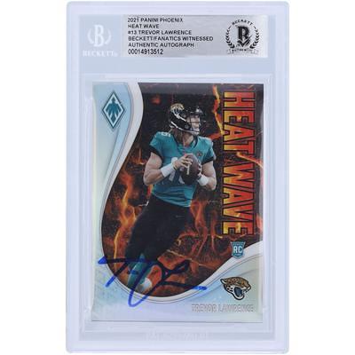 Jaylen Waddle Miami Dolphins Autographed 2021 Panini Obsidian #113 Beckett Fanatics Witnessed Authenticated 10 Rookie Card