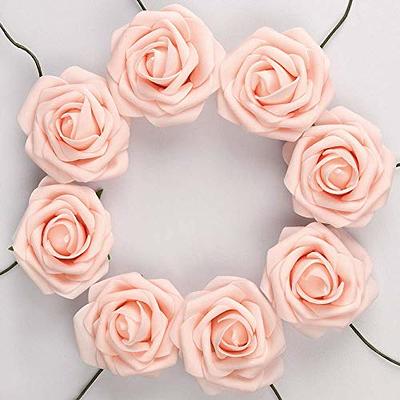 30 Pcs Glitter Roses Artificial Foam Rose Artificial Glitter Flowers with  Stem, Foam Glitter Rose for Wedding Party Office Baby Shower Home Decoration