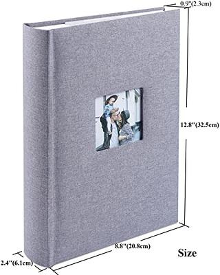  Fabmaker Small 4x6 Photo Album with Linen Cover, Holds