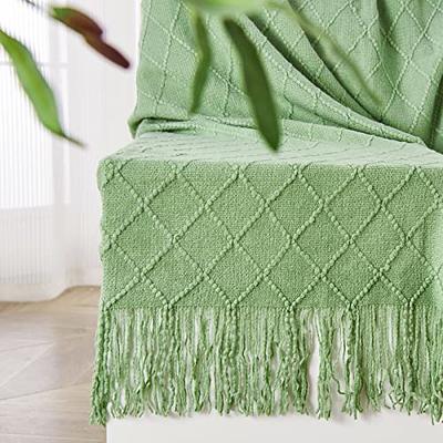  ZHANGW Cunky Knit Blanket Cozy Warm Chenille Knitted Throw  Blankets Bed Cable Throw Blanket, Gift, Machine Washable Bedding : לבית  ולמטבח