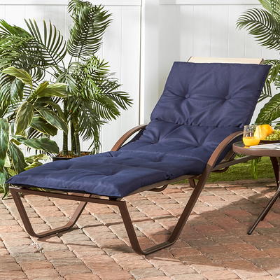 Greendale Home Fashions 20 Outdoor Chair Cushion Sunbrella Fabric Navy