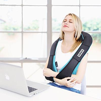 MoCuishle Shiatsu Neck Back Massager Pillow with Heat, Deep Tissue Kneading Massage