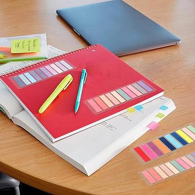 Newplenty 2800Pcs Sticky Tabs Book Tabs, Translucent Sticky Notes