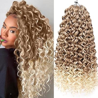 Crochet Hair 12 Inch 8 Packs Gogo Curl Curly Crochet Hair Beach Curl  Crochet Hair Extensions Ocean Wave Crochet Hair For Black Women(12 inch 8  packs 1B) 12 Inch (Pack of 8) 1B