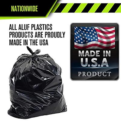 Aluf Plastics 33 gal. 1.5 Mil Equiv. Heavy-Duty Clear Recycling Bags (100-Count)