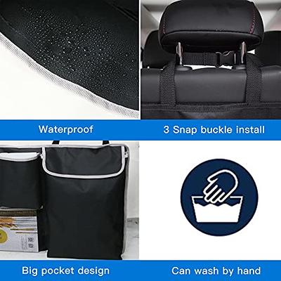 Femuar Large Capacity Trunk Organizer, Waterproof Car Accessory, Non-Slip,  Foldable, Suitable for All Vehicles, Black