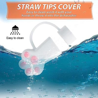 4 Pieces Straw Covers Cap Silicone Straw Tips Cover Reusable Drinking Straw, Men's, Size: One Size