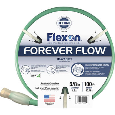 Flexon Forever Flow Heavy-Duty 5-Ply Hose, 5/8Inch x 100ft., Model  FXG58100KS - Yahoo Shopping