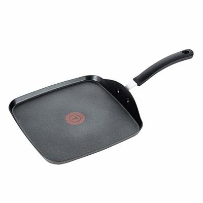 T-fal Ultimate Hard Anodized Nonstick Griddle 10.25 Inch Oven Broiler Safe  500F Cookware, Pots and Pans, Dishwasher Safe Grey - Yahoo Shopping