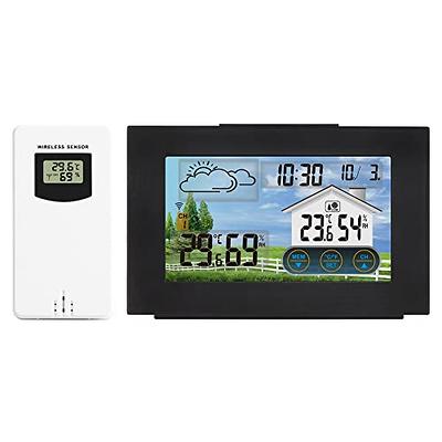 Weather Station With Indoor Outdoor Wireless Sensor, Thermometer