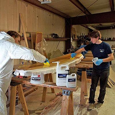 TotalBoat 5:1 Epoxy Resin Kit (Quart, Fast Hardener), Marine Grade Epoxy  for Fiberglass and Wood Boat Building and Repair - Yahoo Shopping