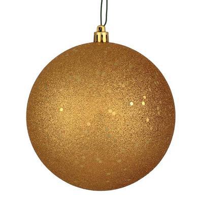 Vickerman 12 Rose Gold Sequin Ball Ornament-