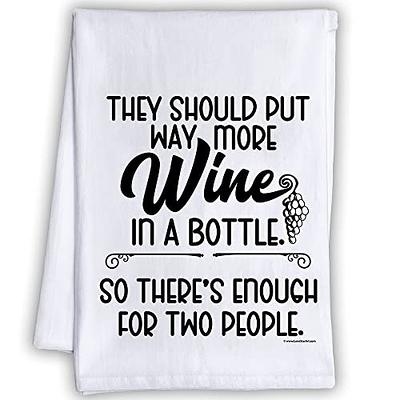 Kitchen Towels, Towels With Wine Sayings, Decorative Kitchen