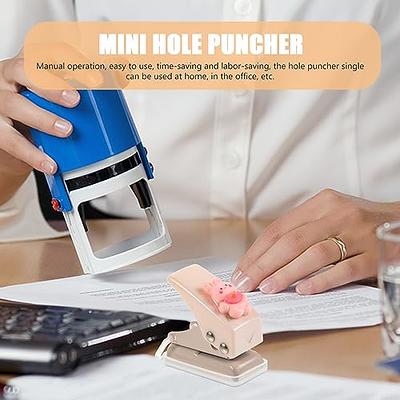 Angoily Mini Hole Punch Binding Machine Planner Puncher Book Binding Punch  Craft Punches Manual Puncher Loose Leaf Puncher Small Hole Punch Circle  Punch Plastic Binder Student Round - Yahoo Shopping