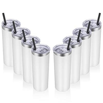 MEWAY 30oz Stainless Steel Tumblers Bulk 8 Pack,Vacuum Insulated Cups  Double Wall Large Tumbler with Lid,Powder Coated Coffee Mugs for Ice & Hot  Drink Gifts for Men(White,Set of 8) - Yahoo Shopping