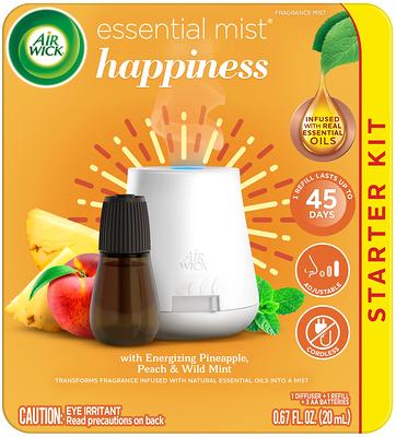 Air Wick Essential Mist 0.67-fl oz Orange and Mint Device/Refill Air  Freshener