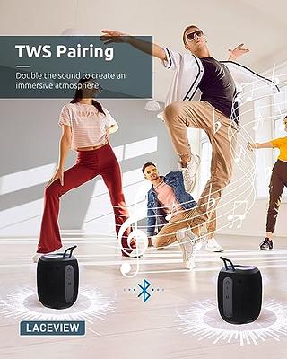 Bluetooth Speaker with HD Sound, Portable Wireless, IPX5 Waterproof, Up to  24H Playtime, TWS Pairing, BT5.3, for Home/Party/Outdoor/Beach, Electronic