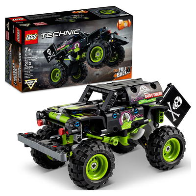 LEGO Technic Monster Jam El Toro Loco, 2 in 1 Pull Back Truck to Off Roader  Car Toy 42135, Monster Truck and Race Car Building Toy, Construction Kit  for Kids, Boys, Girls