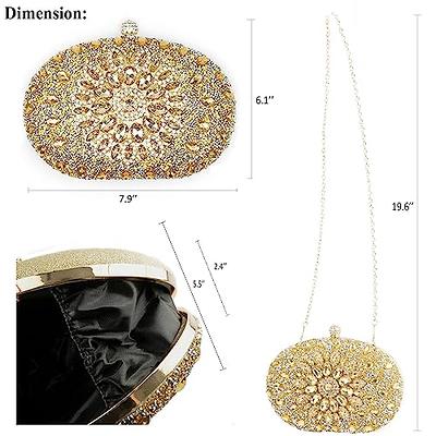 Ofuleo Evening Bag Women's Handbag Rhinestones Clutch Wallet Gold Beaded  Purse for Wedding Party Prom Weekend Cocktail Homecoming Formal Gifts for  Women (Gold) - Yahoo Shopping