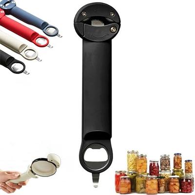 CYDW Mason Jar Opener Tool with Soft Touch Handle, No Lid Dents or Damage,  Can Opener Manual Multi-Purpose, Easy Twist Manual Handheld Top Remover