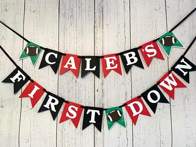 Custom First Year Down Banner, Football 1st Birthday Decorations, Rookie  Party, Background, Personalized Banner - Yahoo Shopping