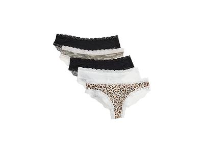 Girls 6-Pack Cotton Lace Trim Underwear Soft Mid Rise Briefs – ALTHEANRAY