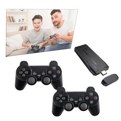 HDMI 4K 64G TV Game Stick Kit 10000 Built-in Games 2 Wireless