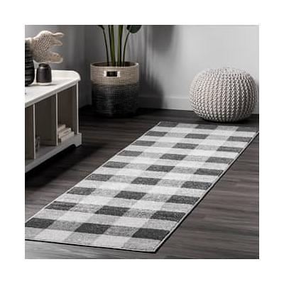 Bosphorus Coraline Leopard Printed Grey Rug