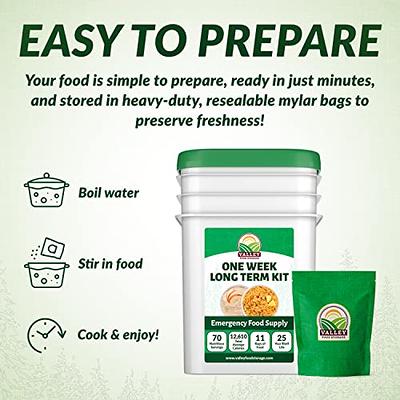 Survival Food  Order an Emergency Food Supply Kit - Valley Food