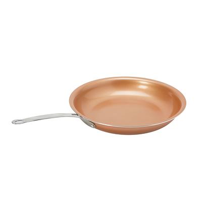 Brentwood Induction Copper Frying Pan with Non-Stick Ceramic Coating