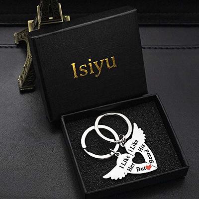 Stocking Stuffers for Women Men Christmas Gifts 2PCS Couple Keychain Gifts  for Him Men Husband to