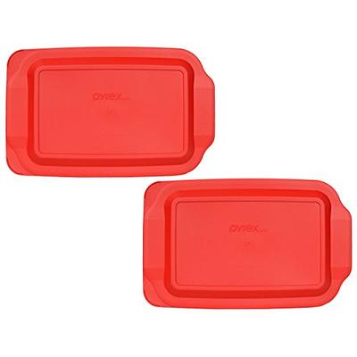 Replacement Lids for Pyrex 7402-PC 7 Cup, Silicone Round Storage Cover Lid  for Anchor Hocking Glass Bowl 2 Pack Red - Yahoo Shopping