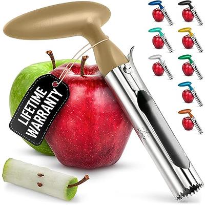 Newness Apple Cutter Slicer, [Large Size] 16 Slices HEAVY DUTY and Pear  Corer Divider with Base, [Upgraded] Cut Apples All The Way Through,  Stainless Steel Fruits & Vegetables Divider, Wedger - Yahoo Shopping