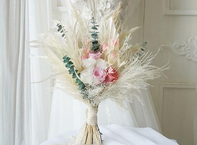 Pretty in Pink - Wedding Bouquets, Dried Wedding Flowers