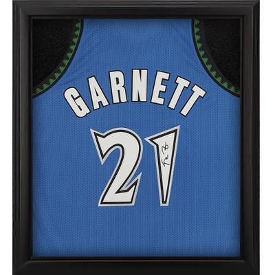 Framed Shawn Kemp Seattle Supersonics Autographed Green Mitchell