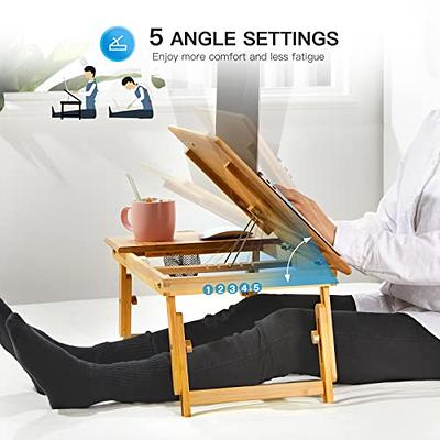  Lap Desk Laptop Bed Table: Fits up to 15.6 inch Laptop